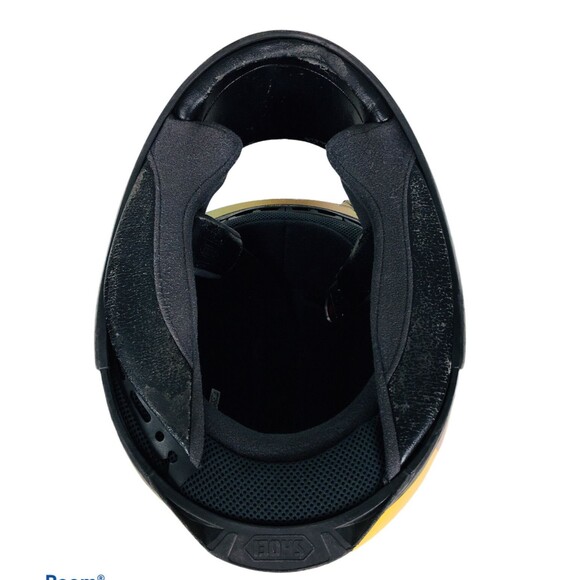 Yellow Iridescent 63-64CM XX-Large 7 7/8-8" Full Face Moto Helmet SHOEI RF-1100 - Picture 8 of 12